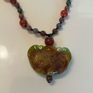 Jade necklace - very special piece